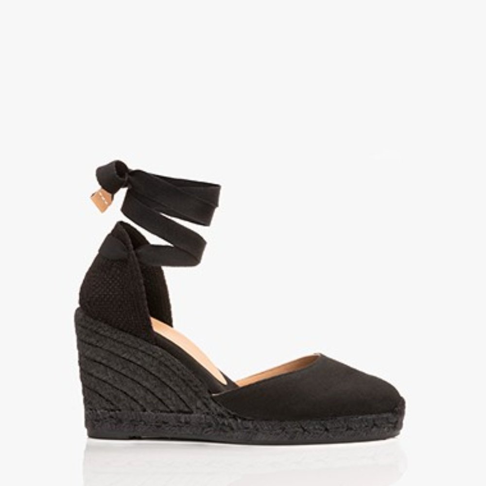 NEW. Castaner Chiara Black Espadrilles